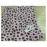 Nike Bell Bottom Pants - Pink Leopard Heart Print, Girls Size 6X - New