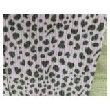 Nike Bell Bottom Pants - Pink Leopard Heart Print, Girls Size 6X - New