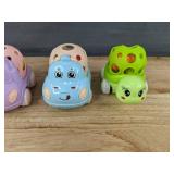 BeAndge Toy Car Rattles, BPA-Free, 4 Pack - Brand New