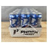 Phorm 16-oz Energy Drinks - Case of 12 - Screamin’ Freedom Rocket Pop Flavor - Brand New