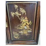 Henry Link Chinoiserie 2 Door Server Cabinet and Mirror