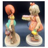 Goebel Hummel Figurines W. Germany - "Just Resting" and "Happy Birthday"