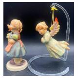 Goebel Hummel Figurines W. Germany - Autumn Harvest and Peace of Earth Angel