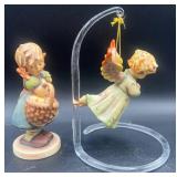 Goebel Hummel Figurines W. Germany - Autumn Harvest and Peace of Earth Angel