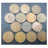 Bundle of 76 Lincoln Wheat Pennies - Assorted Years