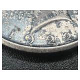 1922 Peace Silver Dollar - LOT 2 - Uncirculated - 90% Silver