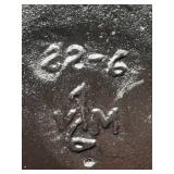 Vintage Cast Iron "No Smoking" Wall Sign from Virginia Metalcrafters - Hand Cast & Hand Painted