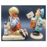 Goebel Hummel Figurine W. Germany- "Postman" and "Horse Trainer"