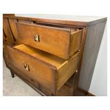 Broyhill Walnut Brasilia Magna Chest/Highboy Dresser