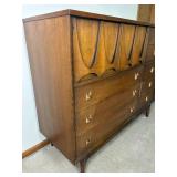 Broyhill Walnut Brasilia Magna Chest/Highboy Dresser