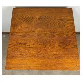 Antique Victorian-Era Parlor Table and French Style Kidney Shaped Accent Table