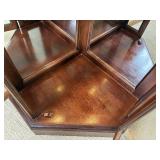 Lighted 3 Sided Glass Display Cabinet