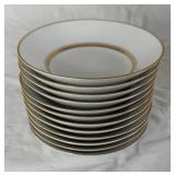 Noritake Gloria 6526 Fine China Japan - White China with beautiful bands of gold on the rim and inside