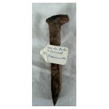Bundle of 14 Vintage Railroad Spikes from Various Tracks in the US