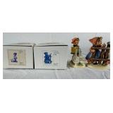 Goebel Hummel Figurines W. Germany- "Goose Girl" and "Signs of Spring"