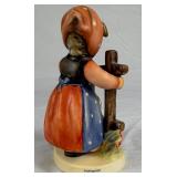 Goebel Hummel Figurines W. Germany- "Goose Girl" and "Signs of Spring"