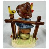 Goebel Hummel Figurines W. Germany -  "She Loves Me, She Loves Me Not" and "Mountaineer"