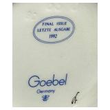 Goebel Hummel Final Issue Figurines - Duet #130, Happy Pastime #69, Globe Trotter #79 and Lost Sheep #68