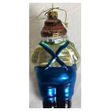 Handblown and Handpainted Glass Ornaments - 13 pieces