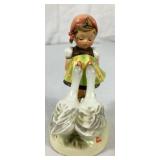 Goebel Hummel Figurines W. Germany- "Goose Girl" and "Signs of Spring"