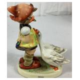 Goebel Hummel Figurines W. Germany- "Goose Girl" and "Signs of Spring"
