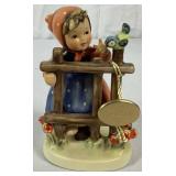 Goebel Hummel Figurines W. Germany- "Goose Girl" and "Signs of Spring"