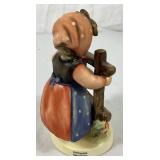 Goebel Hummel Figurines W. Germany- "Goose Girl" and "Signs of Spring"