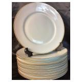 Cream with Gold Trim Victoria Austria China Set & Additional Complimentary Pieces