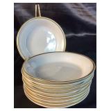 Cream with Gold Trim Victoria Austria China Set & Additional Complimentary Pieces
