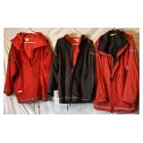 Three Wintergreen Northern Wear Jackets made in Ely, MN