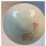 8 Vintage Franciscan 10.75" Atomic Starburst Dinner Plates & 2 Pink-A-Dilly Franciscan Whitestone Wear 8" Serving Bowls