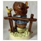 Goebel Hummel Figurines W. Germany -  "She Loves Me, She Loves Me Not" and "Mountaineer"