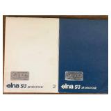 Elna Air Electronic SU Sewing Machine in Cabinet with Elna Accessory Kit