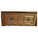 Elna Air Electronic SU Sewing Machine in Cabinet with Elna Accessory Kit