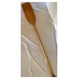Six Vintage Wooden Paddles