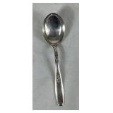 Vintage 1847 Rogers Bros. Silver Plated Flatware - Heritage Design with "A" Monogram  - Service for 8 , missing one teaspoon