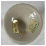 3 Piece Lenox Collection - 7" Savoy Fluted Bud Vase, 8" Eternal Vase, and 4.5"  Dorian Footed Dish
