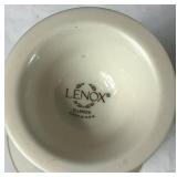 3 Piece Lenox Collection - 7" Savoy Fluted Bud Vase, 8" Eternal Vase, and 4.5"  Dorian Footed Dish