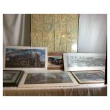 Railroad Enthusiast Collection - Includes: 31" x 48"  1930 Framed Railroad Commissioners