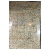 Railroad Enthusiast Collection - Includes: 31" x 48"  1930 Framed Railroad Commissioners