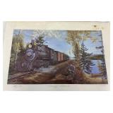 Railroad Enthusiast Collection - Includes: 31" x 48"  1930 Framed Railroad Commissioners