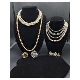 Vintage Glam Necklaces, Pins and Charm
