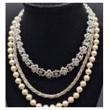 Vintage Glam Necklaces, Pins and Charm