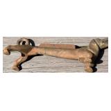 Cast Iron Dachshund Shaped Boot Scraper