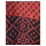 Dale of Norway Red & Black Wool Pullover Sweater - Size XL
