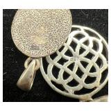 Sterling Silver Jewelry Bundle of 5 Pendants, 1 Bracelet and 4 Necklaces