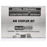 Central Pneumatic Contractor Series Air Stapler Gun