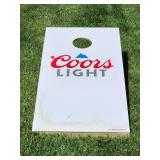 Coors Light Wooden Corn Hole Game