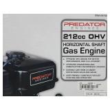 New Predator 212cc Horizontal Shaft Gas Engine