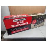 NEW Chicago Electric 45 Watt Solar Power Kit